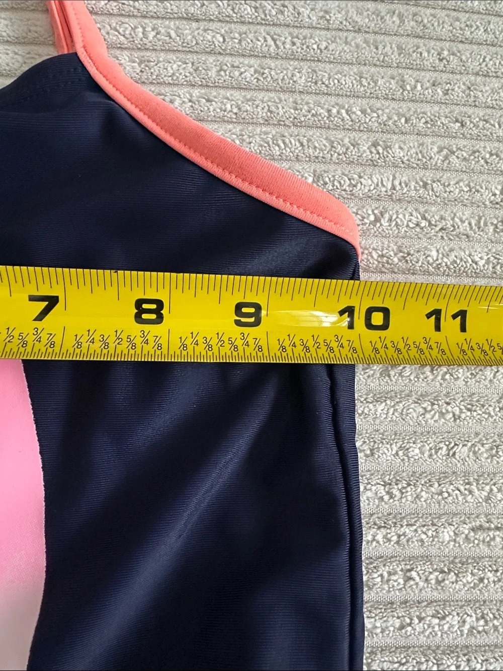 Baby GAP Disney Girl’s Navy & Coral Minnie Mouse One-Piece Swimsuit in Size 5T